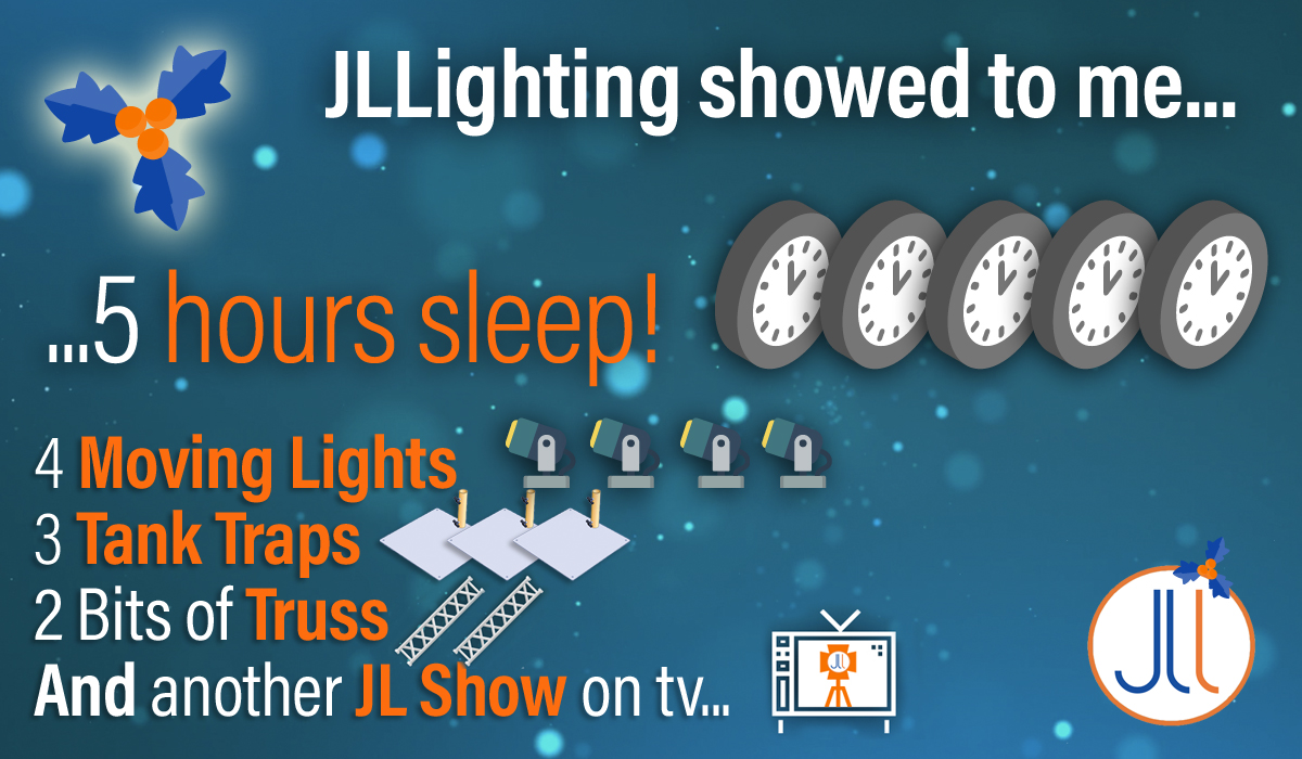 teamJLL's tweet photo. It's day five of the JLLighting 12 days of Christmas, a JLL twist on the festive classic!
On the fifth day of Christmas...
#JLLighting #JLShow #TVlighting https://t.co/oTkiIDnvyK