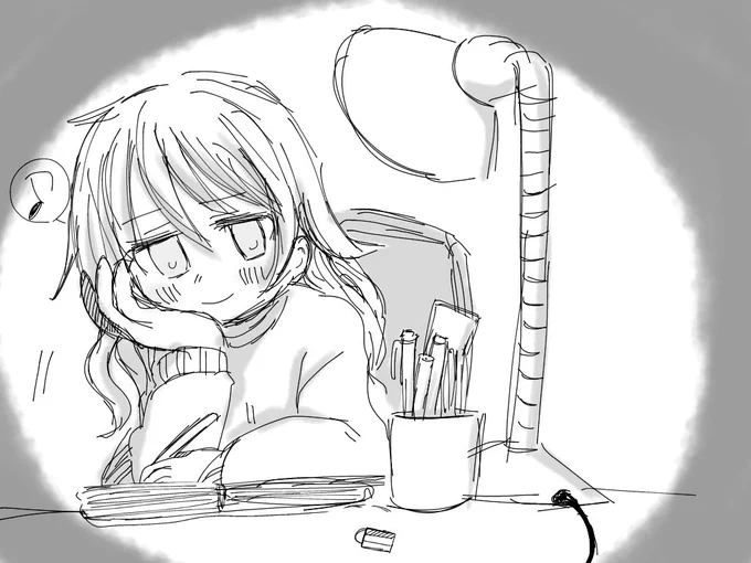乃々ちゃんはポエム創作中 