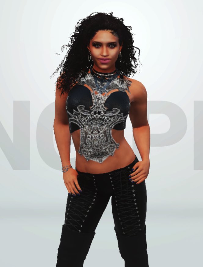 BaeSauce_'s tweet photo. WWE 2K19 - E V E L Y N
•
•
Inspired by @zelina_vegawwe ! Always looking good every Monday on #RAW ♥️ Fit by: @katyaroulette
•
•
•
#wwecaw #zelinavega #andrade #aleisterblack #wwe #mondaynightraw #nxt #bodycountouring #wwedivas https://t.co/GUFSro5z2E