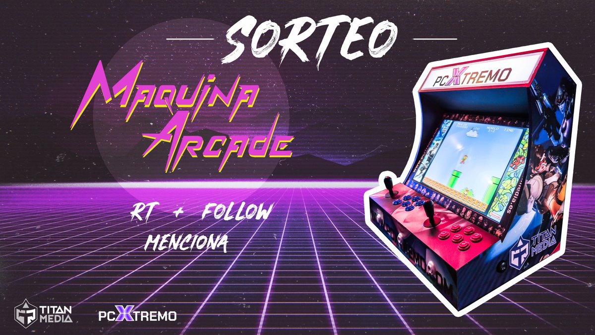 mery_soldier's tweet photo. ⭐️🎄SORTEO NAVIDEÑO 🎄⭐️

🕹️MAQUINA ARCADE👾

PARA PARTICIPAR Y LLEVÁRTELA A CASA:
✅FOLLOW: @mery_soldier 
✅FOLLOW: @TitanMediaES 
✅FOLLOW: @PcXtremo 

🔄RT A ESTE TWEET

🔥MENCIONA CON QUIÉN JUGARIAS!

finaliza el día 31/12/2019 🍀 MUCHA SUERTE! https://t.co/wbmcMVmaQH