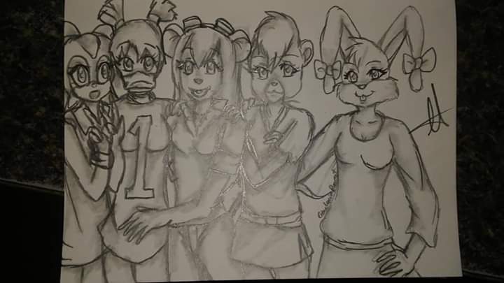 LacieBuncat's tweet photo. This is a fanart drawing i made in sketch and in digital is Cream from Sonic X, Gosalyn Mallwd from Dakwing Duck, Gadget Hackwrench from Chip n Dale Rescue Rangers, Sunni Gummi from Disney Adventures Of Gummi Bears and Babs Bunny from Tiny Toons all grown up.
#fanart #animestyles https://t.co/WAWarT7V6u