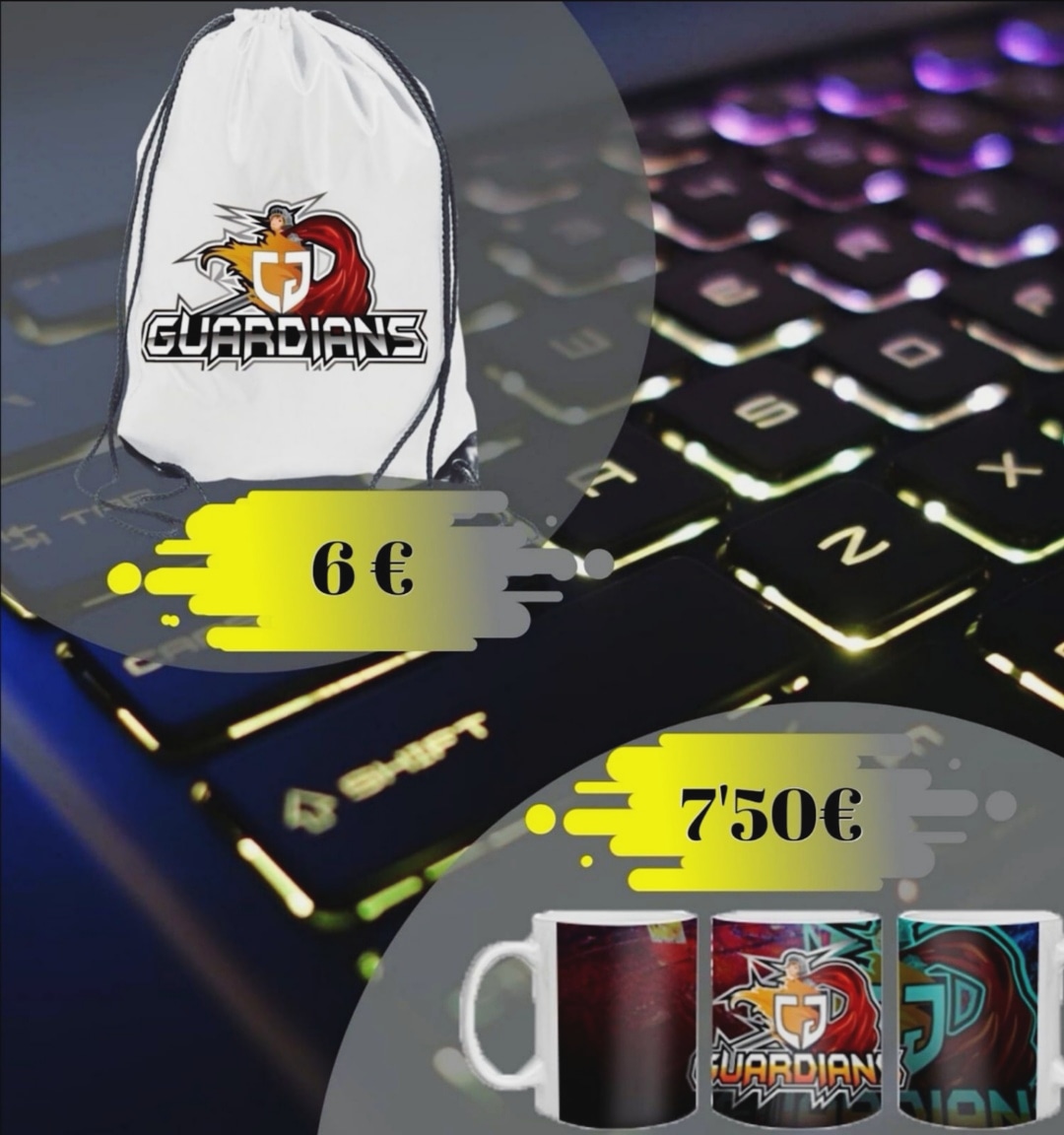 ¡Buenas tardes Guardians!

🎄🎁Presentamos el merchandising
para estás navidades, no te quedes sin la oportunidad de conseguirlo.🎄🎁

Cualquier pedido o consulta: MD 📩

Esperamos que os guste mucho🥺

#westand #eSports