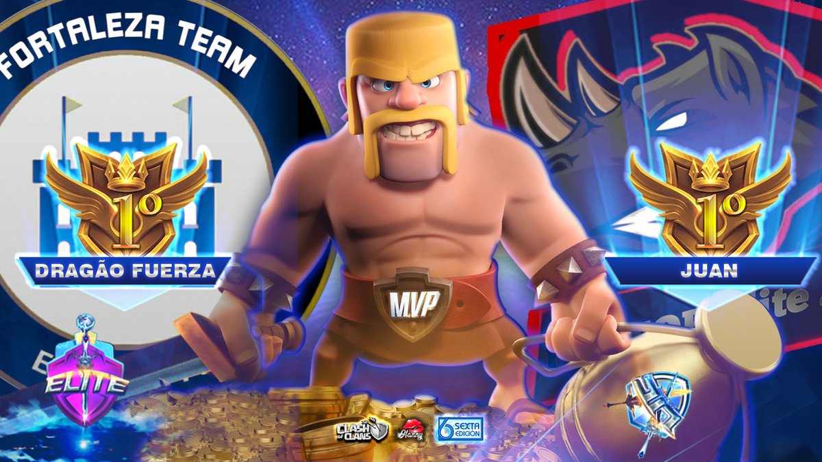🏆 MVP's - MODALIDAD ÉLITE 🏆

Tras finalizar la competición, damos a conocer a los MVPs de esta Sexta Edición, donde DRAGÃO FUERZA por parte de <a href="/CocFT/">Fortaleza Team</a> y JUAN por parte de <a href="/Unstoppable_CoC/">Unstoppable Family</a> han quedado empatados.

⚡️ De parte de la organización, les damos las felicitaciones  ⚡️