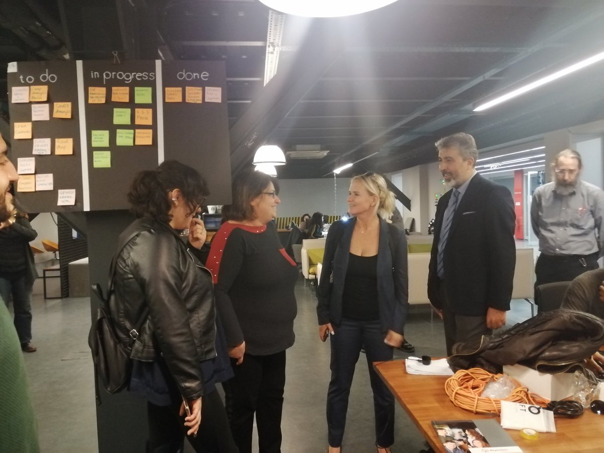 MIT Make Impact Consortium Kıdemli Program Yöneticisi Saana McDaniel <a href="/BAUICE1/">BAUICE</a> 'ı ziyaret etti. Girişimcilerimizle tanışıp, girişimleri hakkında bilgi aldı.
@enveryucel @sirin_karadeniz <a href="/BAuniversity/">BahçeşehirUniversity</a>