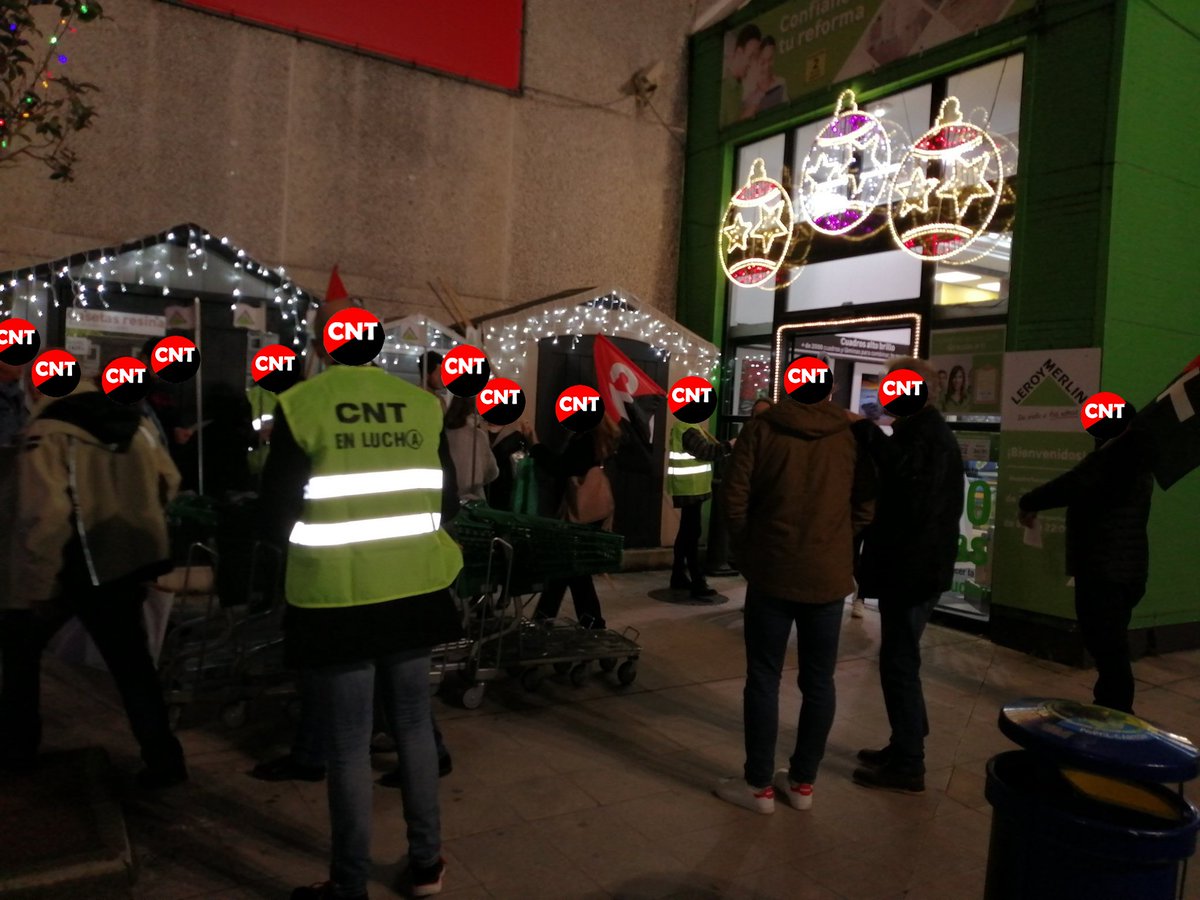 El conflicto contra <a href="/leroymerlin_es/">leroymerlin_es</a>  sigue extendiéndose
Son varias las localidades donde <a href="/CNTsindicato/">CNT Sindicato</a> está dando a conocer las políticas laborales de esta multinacional
No vamos a permitir que se ningunee a nuestra Sección Sindical ni que nuestro compañero continué en la calle