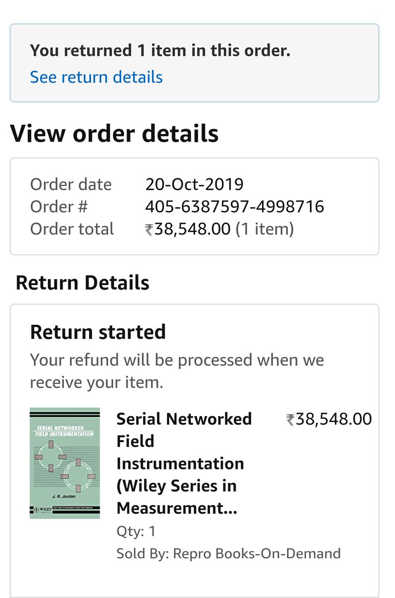 MainiPriyanka's tweet photo. @AmazonHelp Ordered a book worth 38,548INR from https://t.co/5K6bZ82Htj and received CLASS 10TH SAMPLE PAPERS, following up with amazon team who assured that they are working on pick-up from past 45days suddenly refused to pickup and refund my hard earned money. #amazonindia https://t.co/hNo87sFBBg