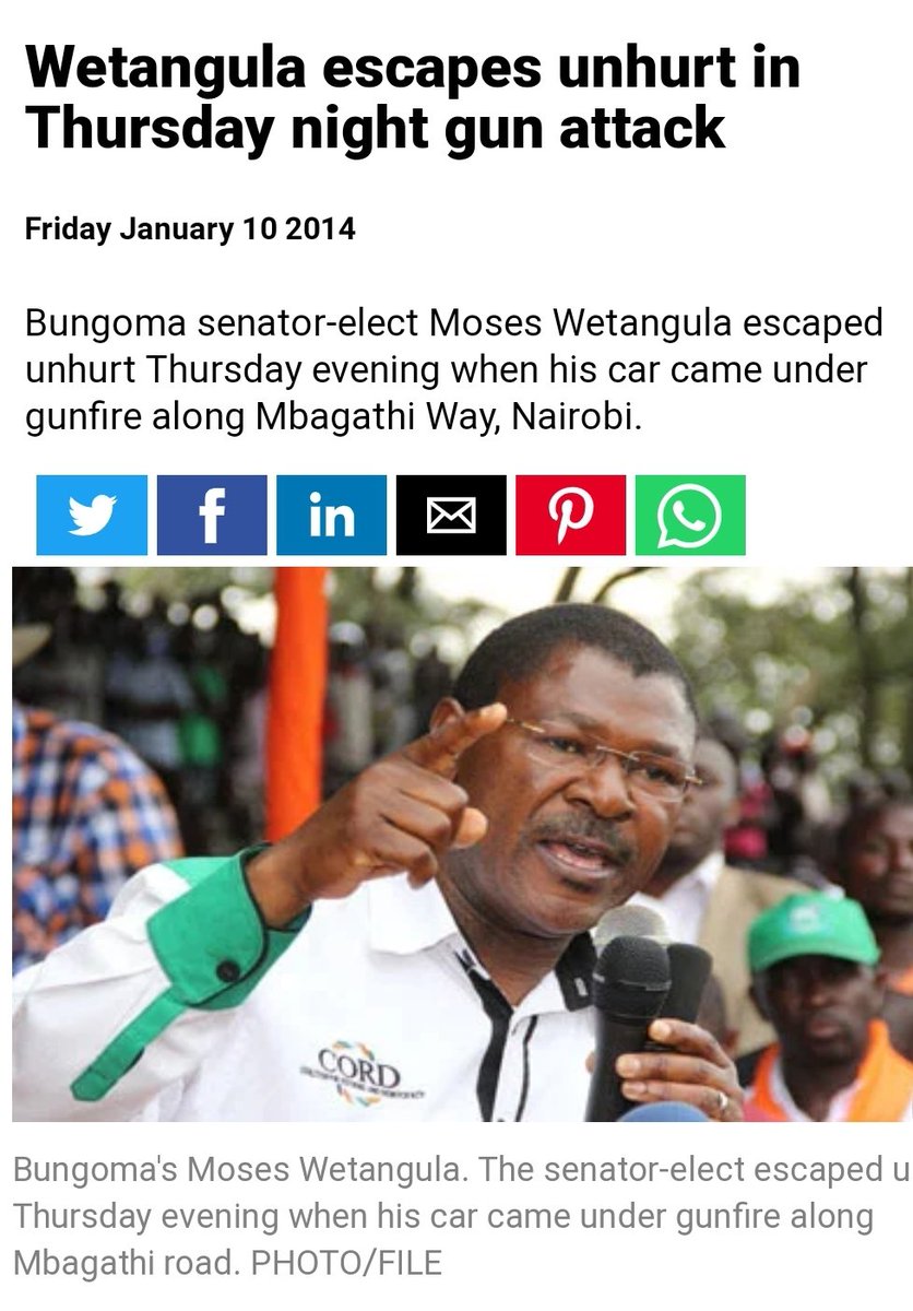NomeNetwork's tweet photo. False assassination claims by Moses Wetangula in 2014 after ramping into a billboard along Mbagathi road made more sense than crocodile tears out of Cobra squad actor. Vipindiree ndio hayo sasa https://t.co/EycO1No90g