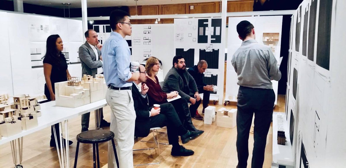 NYITArch's tweet photo. Design 1, 2nd year final reviews - Long Island Campus. Typology + Topology Studio coordinated by Pablo Lorenzo-Eiroa, Trudy Brens, and Efi Nizan.
#typlogy #topology #grid #matrix #armatures #architecture #nyitarch #newyorkinstituteoftechnology https://t.co/jrP6WKKBCG