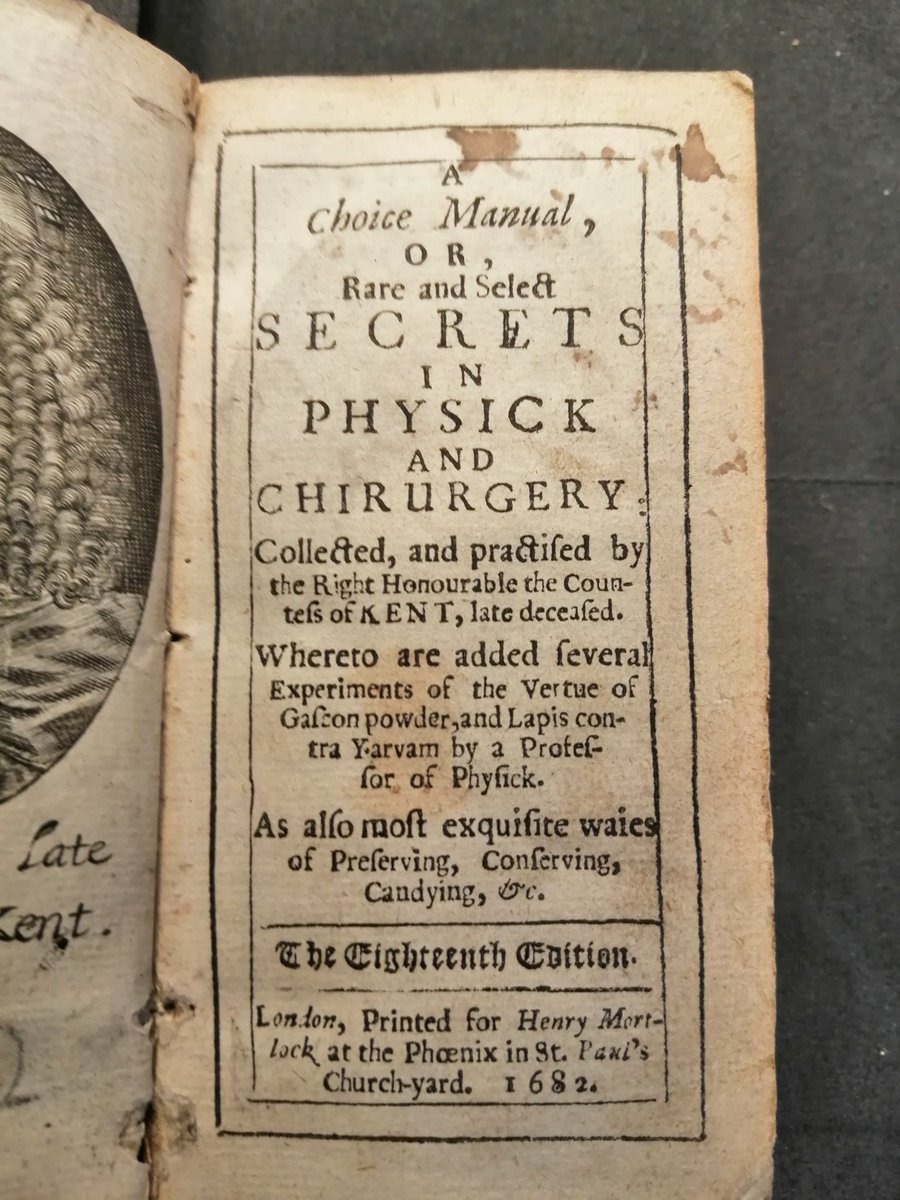 Whilst searching for recipes this morning, I came across this beautiful receipt book given to Anne Howe by her mother in early 18C @britishlibrary @BLprintheritage #herbook