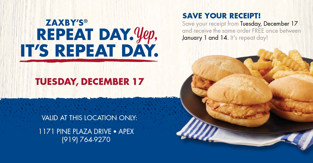 Zaxby's of Apex tweet media