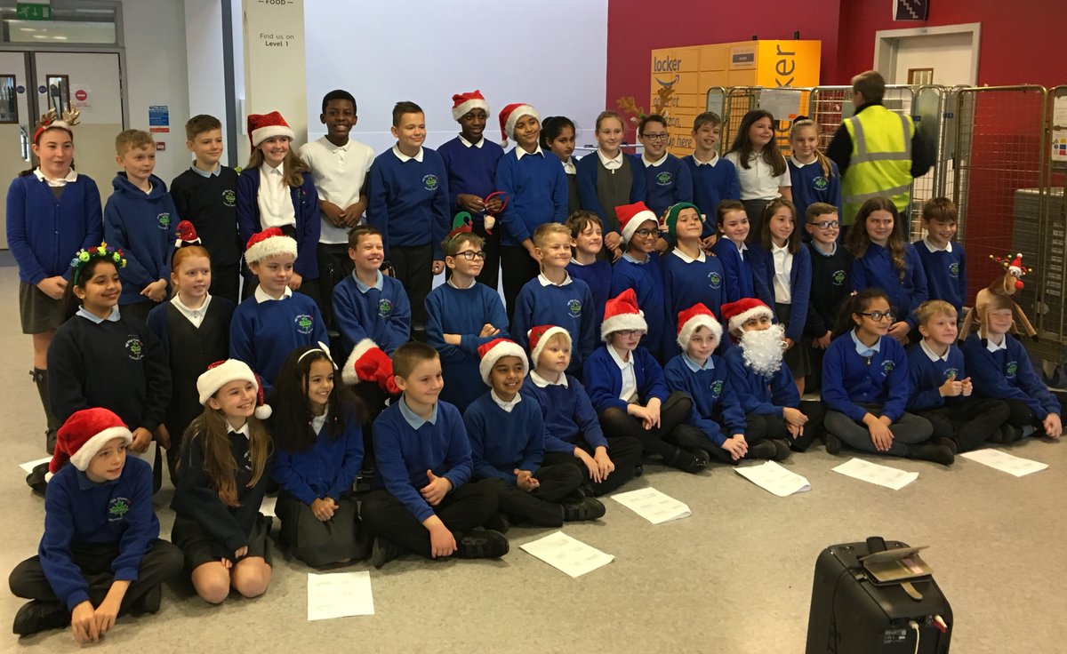 Year 6 travelled to Heartlands Hospital today to entertain patients and visitors with their carol singing. The children performed superbly and as always, were fantastic ambassadors for the school.