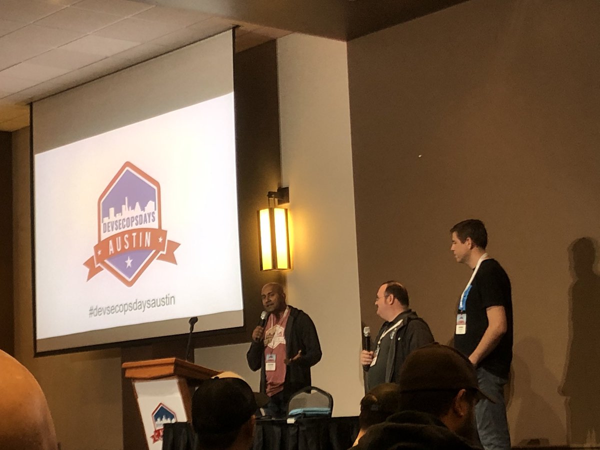 ablythe's tweet image. Super stoked to get this started #DevSecOpsDays @devsecops #austin #weird