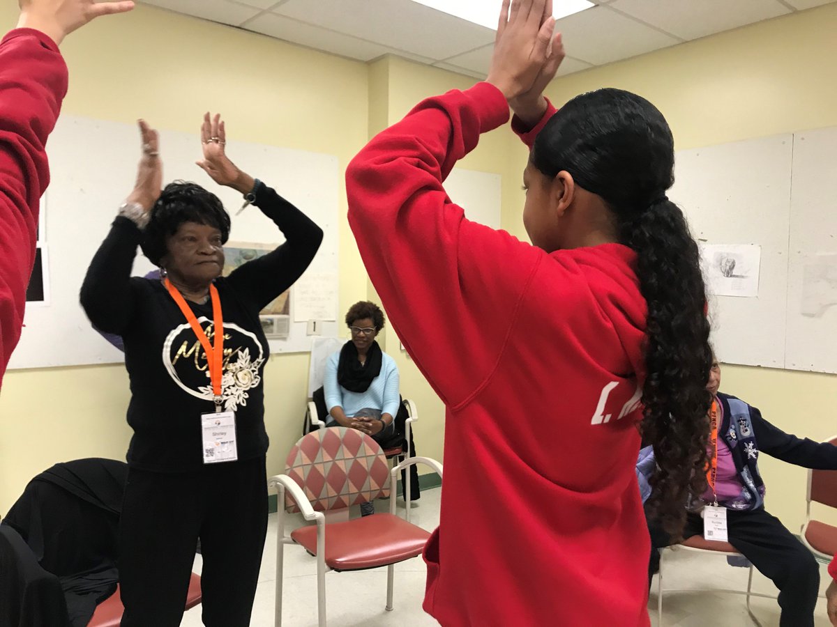 AACPSHPED's tweet photo. @ommsaacps's @ommsdance #dance #students participated in some community service at the Bowie Senior Center this past weekend. #checkout their #AACPSAwesome work with elderly citizens w/Parkinson's Disease! (1/3) https://t.co/oaqbeSdfhT