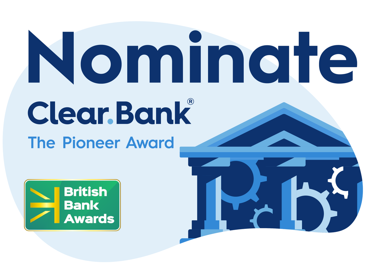 clear_bank's tweet photo. Entries are open for the @BritBankAwards and we're in the running for βThe Pioneer Awardβ ππ!
If you love the work we do please nominate us here π https://t.co/l6pmQIZCss https://t.co/pbFFkvS5ig