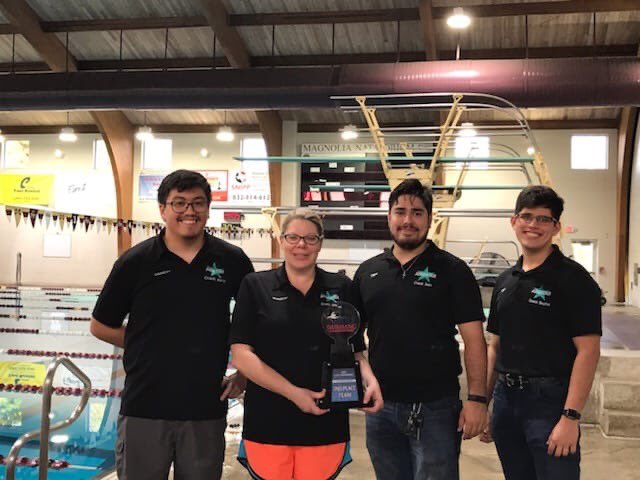 swimaqua's tweet image. Aquastar brings home the 2nd place trophy at 12 and under Champs!   So proud of our team!  Go Aquastar!  #swimaqua #fastswims