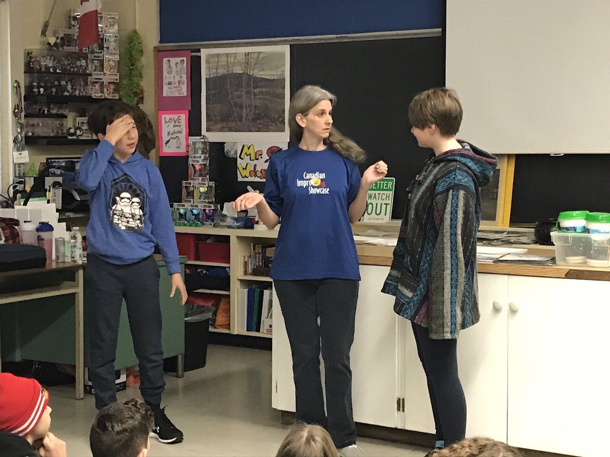 JPomianowski's tweet photo. Grade 6’s getting into Canadian Improv Showcase! Thank you Parent Council! @HillcrestMS1 @CDNimprov https://t.co/kTpiRCc8Kt