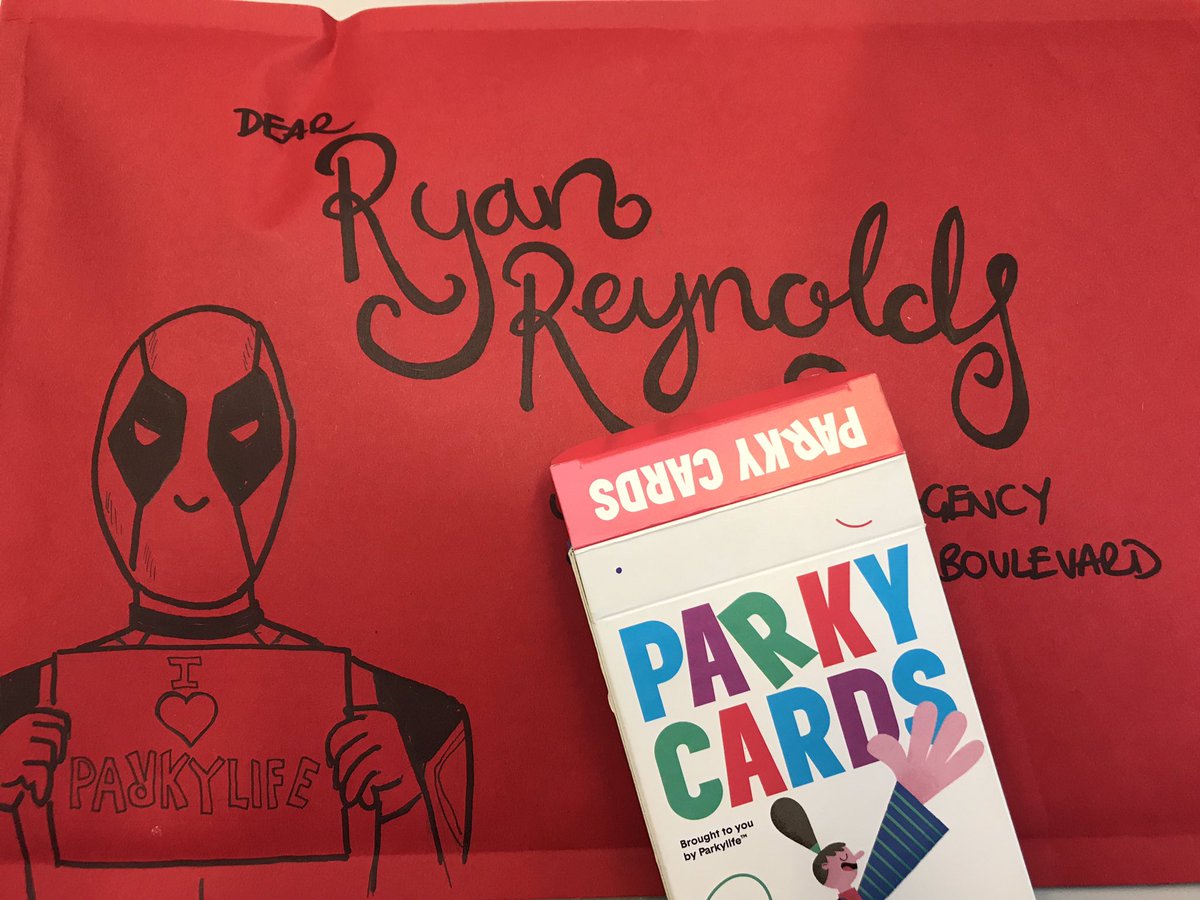 Parkylife (@pkylife) on Twitter photo hey <a href="/VancityReynolds/">Ryan Reynolds</a> , look out for a special parcel coming your way! 😃
#parkylife #parkinsons #positivity hey <a href="/VancityReynolds/">Ryan Reynolds</a> , look out for a special parcel coming your way! 😃
#parkylife #parkinsons #positivity