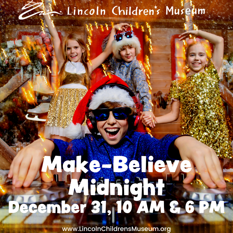 Good Morning LCM friends! How would you like to attend Make-Believe Midnight absolutely FREE?! Simply like this post and share with us your favorite Family Holiday pic for a chance to win a family 4-Pack of tickets to Make-Believe Midnight on December 31!
