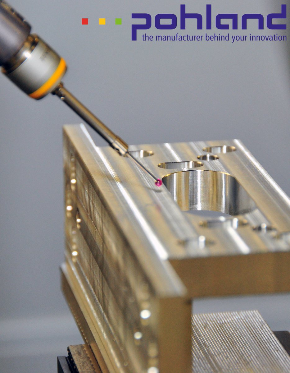 5-Achsen CNC Frästeil in der Zwischenkontrolle auf der 3D CNC-Messmaschine. pohland.ch

#CNC #produktion #fräsen