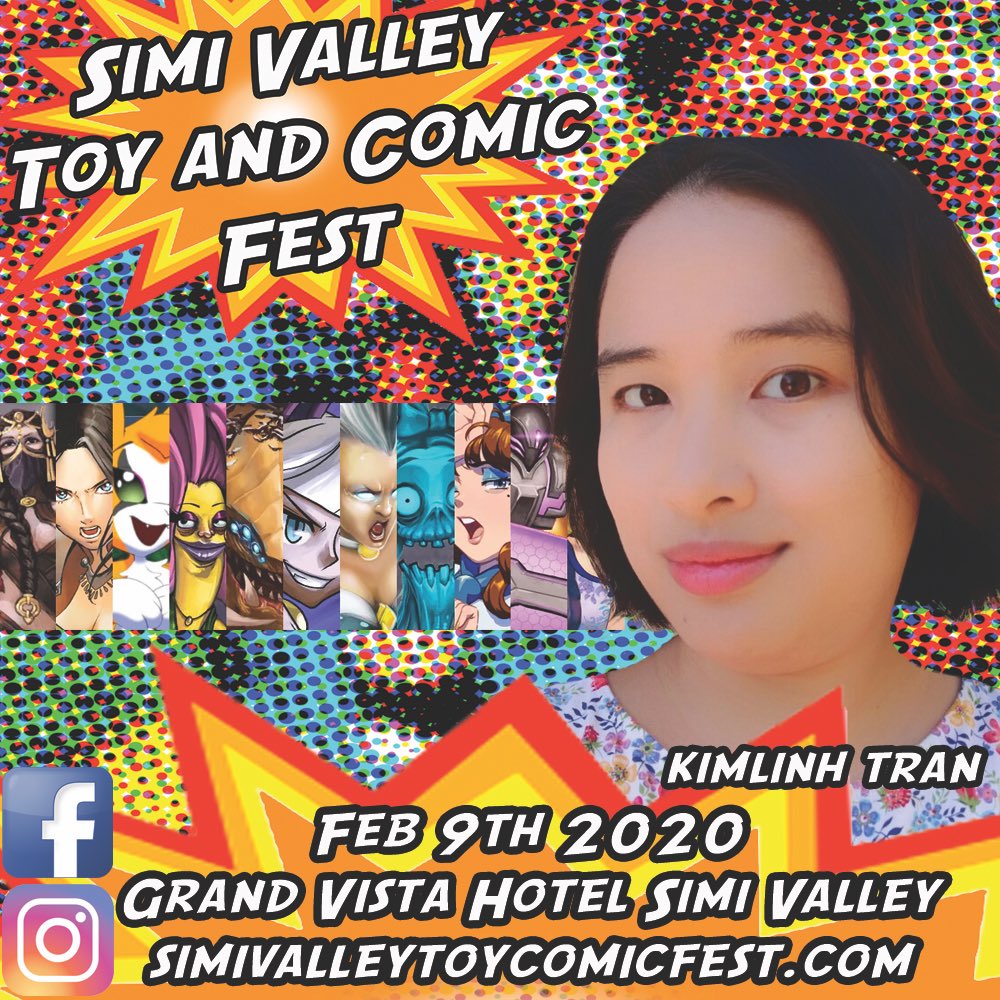 SVToyComicFest's tweet photo. GUEST ANNOUNCEMENT! Simi Valley Toy and Comic Fest is delighted to announce that voice actress Kimlinh Tran will join us at the show- February 9th 2020 at the Grand Vista Hotel. Tickets are on sale now: https://t.co/HJbloIjQX5 https://t.co/jDup4FF0jx