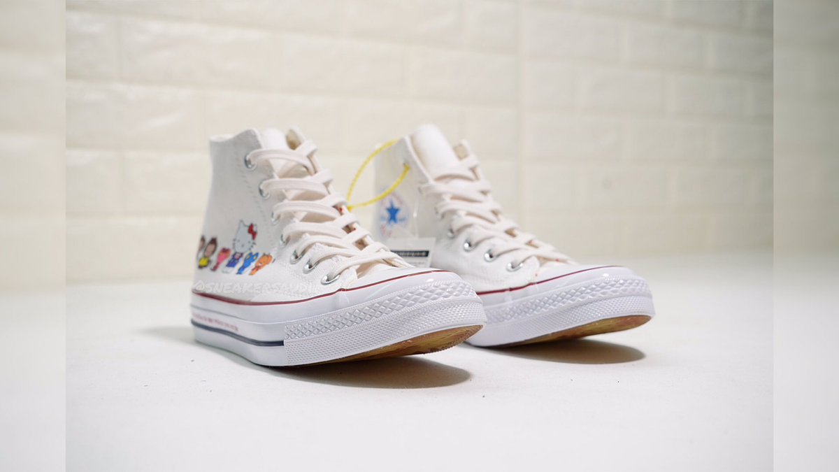 sneakersaudi's tweet photo. Hello kitty x converse chuck Taylor high 

#converse #chucktaylor #HelloKitty https://t.co/BwxPWRfI0J