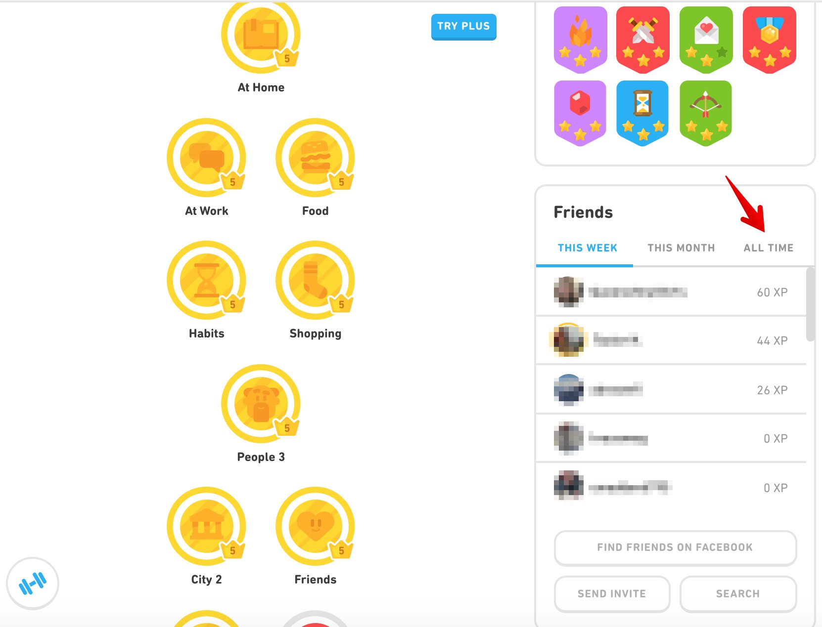 champs.py on X: Eu subi pra Divisão Prata no Duolingo!   / X