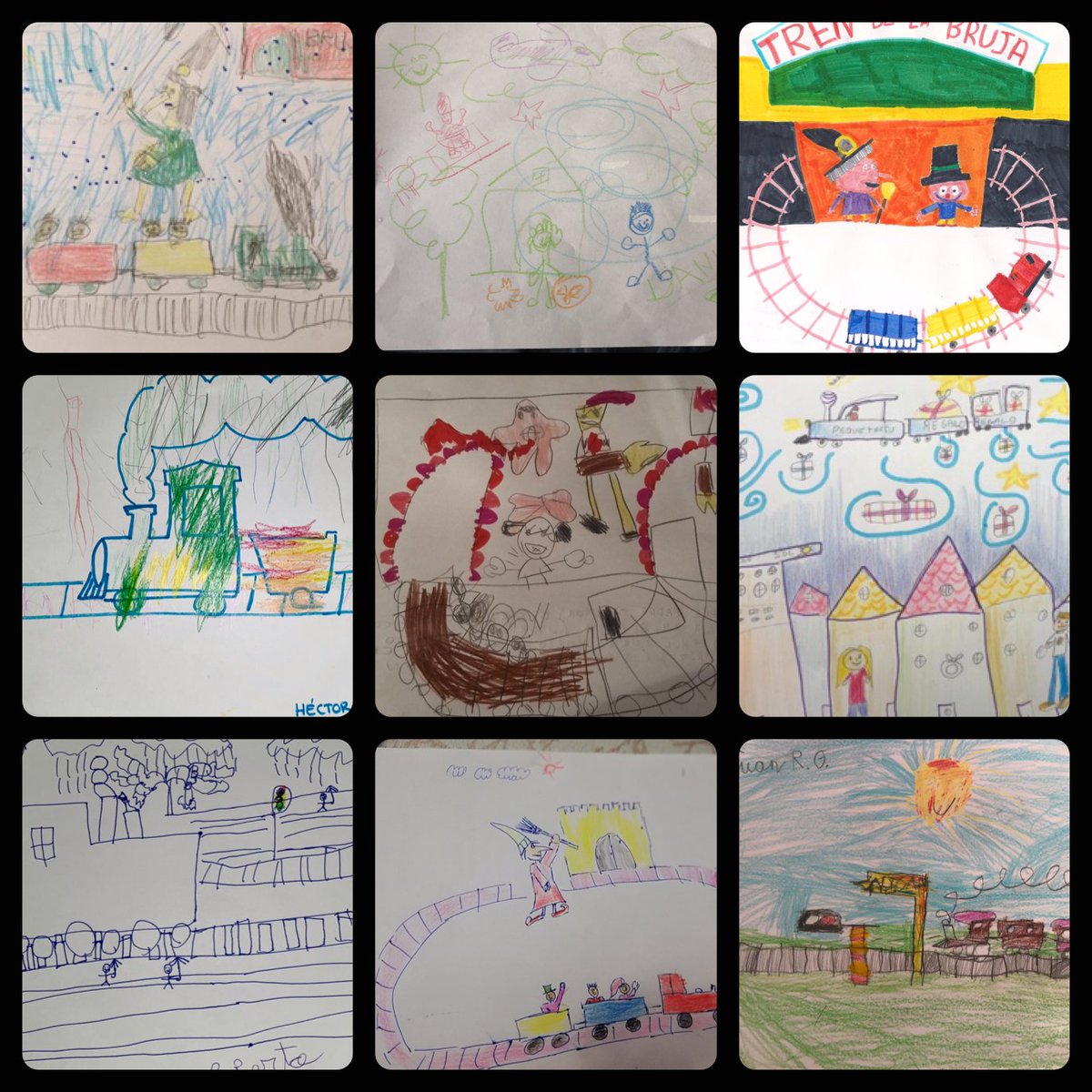 Muchísimas Gracias a todos los peques por haber participado en el III Concurso de dibujo Pequetren😍

Debido a la gran afluencia de dibujos👏estamos haciendo una criba y vamos a quedarnos con nueve finalistas, vamos a poner las fotos para poneros más nerviosos y mañana decidir.