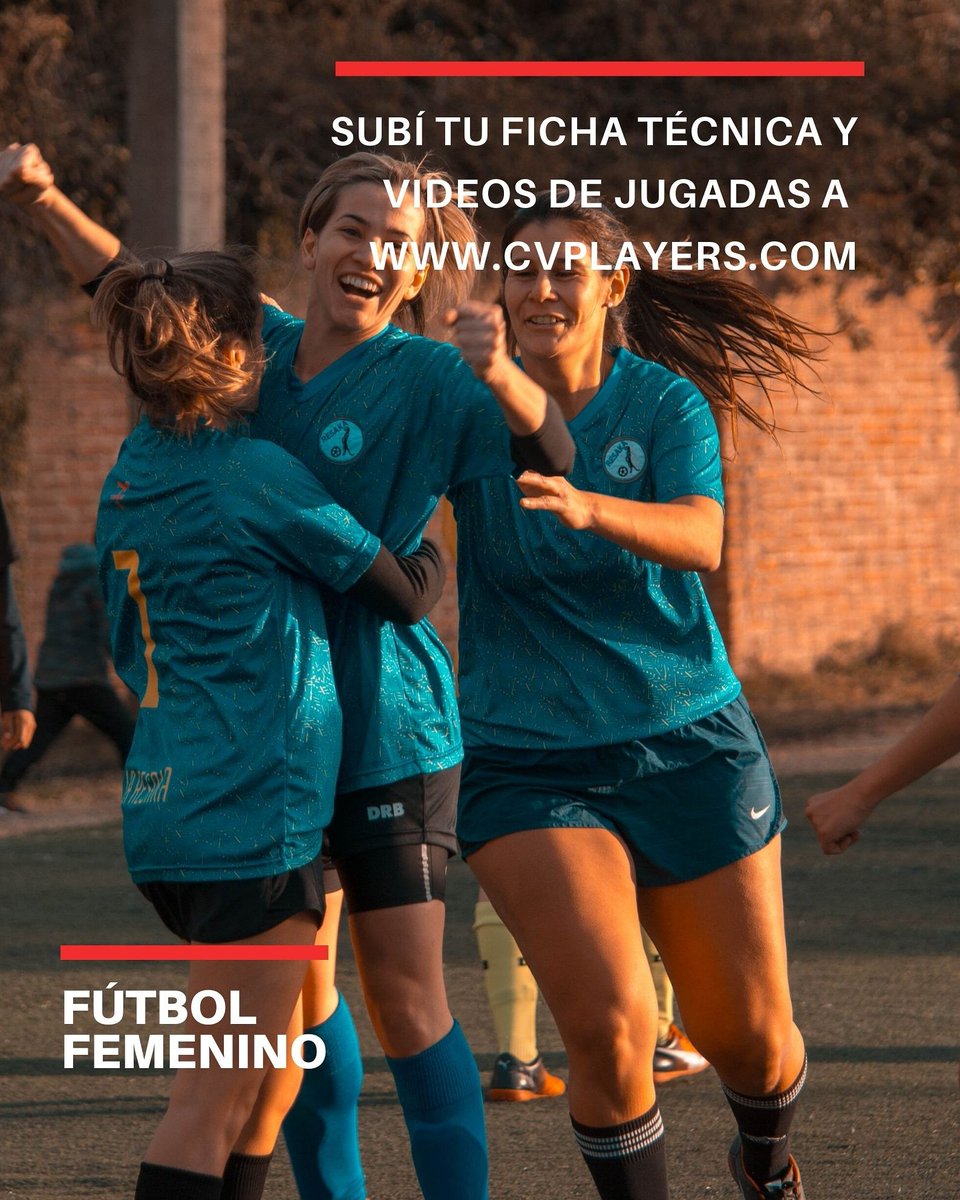 Si jugás fútbol femenino te esperamos en cvplayers.com