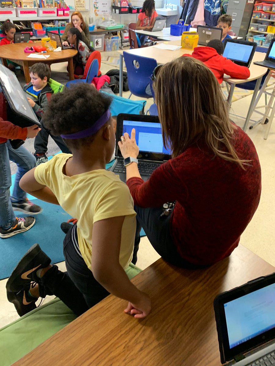 Mock eLearning day <a href="/finley_road/">Finley Road Elementary</a> success!! I love an opportunity to work with teachers AND students, especially when they’re open-minded and enthusiastic to explore new ways of thinking! ♥️🖤#OneTeamOneMissionOneRockHill