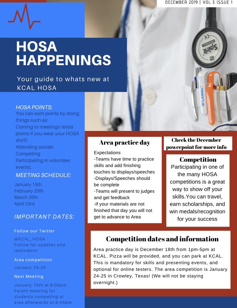 Here’s our December Newsletter! Have a good break!❄️