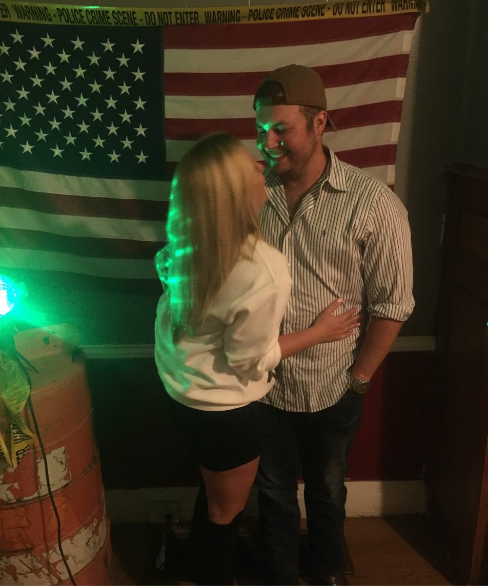_KayTay__'s tweet photo. Halloween frat party to being newly weds looking at Christmas lights. 2 years, a new last name, and reluctantly calling a new state home but I wouldn’t change a thing @ryantaylor156 ❤️ https://t.co/xRfuIECC6u