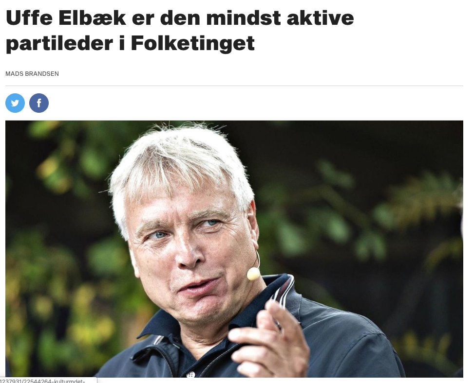 Edtwodth's tweet photo. Sådan vil jeg huske @uffeelbaek: en doven politiker, der nød godt af skatteydernes penge, mens han dansede rundt i tyl og var høj på sjov tobak. 

Og nej, det er ikke en kompliment 

#uffe #uffeisme #denstoreleder 

@alternativet_ https://t.co/DeXzdgv7BX