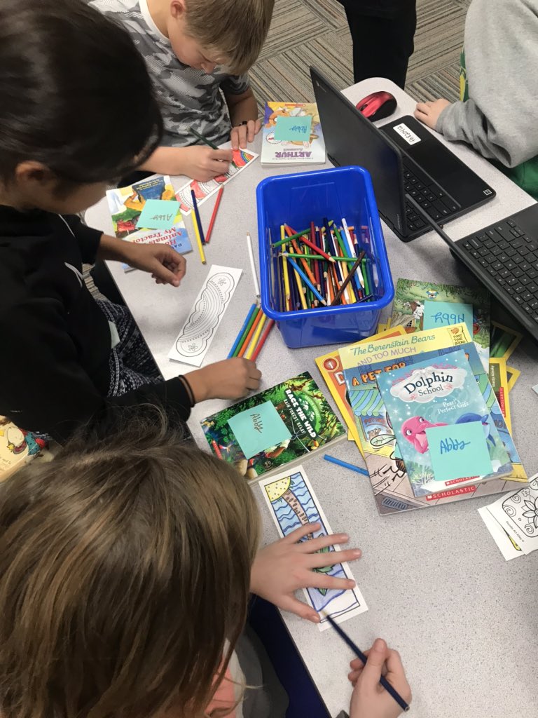 SherwoodThird's tweet photo. Working hard on our December service project. We are excited to share our end result later this week! #readingissnowmuchfun #thegiftofgiving #archersallin @SherwoodArcher1 https://t.co/CHYOaoYVTn