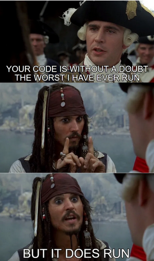 dimensionmedia's tweet photo. Often i have two voices in my head when i code. A recent conversation: https://t.co/iCYmIjW30X
