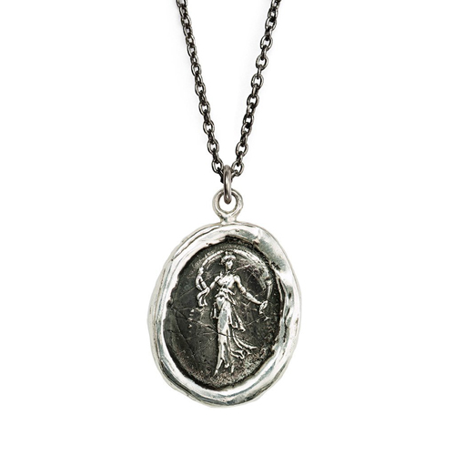 RubyTuesdayAcce's tweet image. Just in time for the holidays, the Festive Spirit talisman necklace by #Pyrrha features the Goddess Thalia, the muse of song and dance. It represents one who has the ability to put others at ease. Available  in our #Whistler store and online here: ow.ly/Gw8150xAAIs