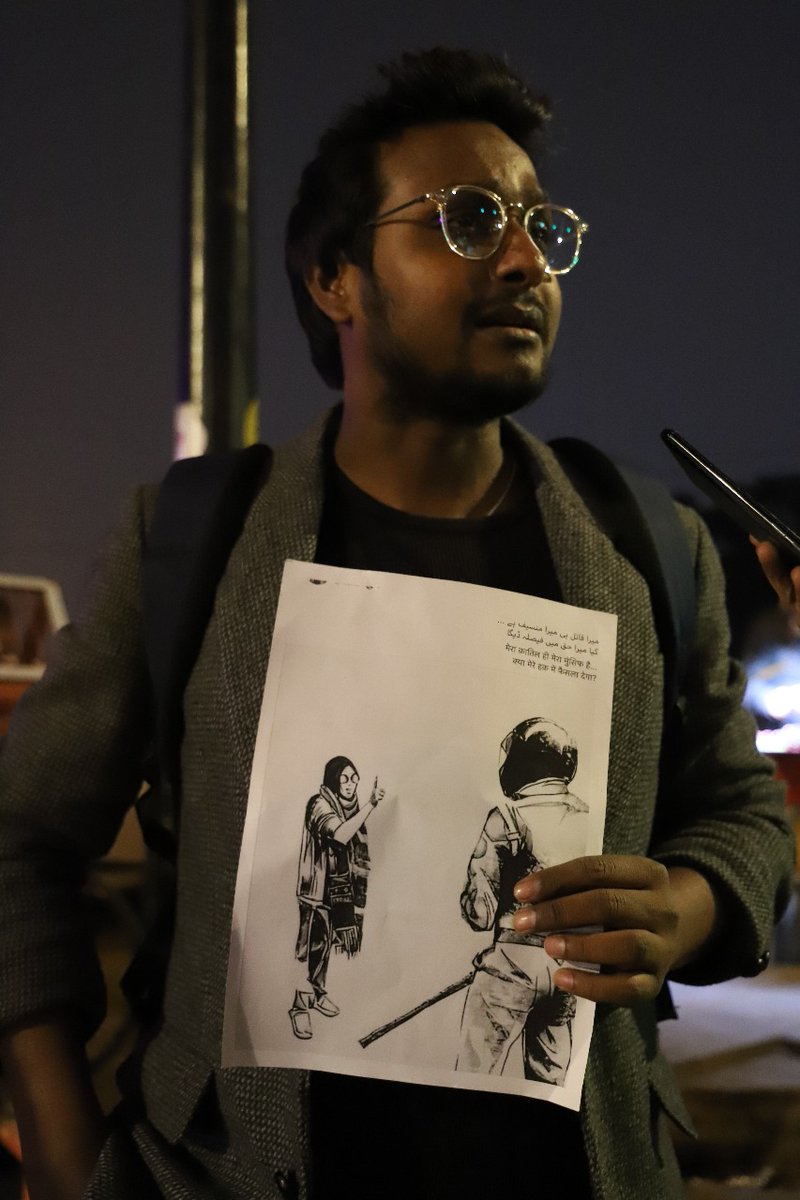 "India is as much my nation as this is yours. I was born and brought up here. Where are we going to go? 7 minority religions have been segregated under #CAB. Are Muslims not humans?" - Mushtaq, a protestor from Delhi. #CABBill2019 #CABProtest #MediaIndiaGroup @LokSabhaSectt