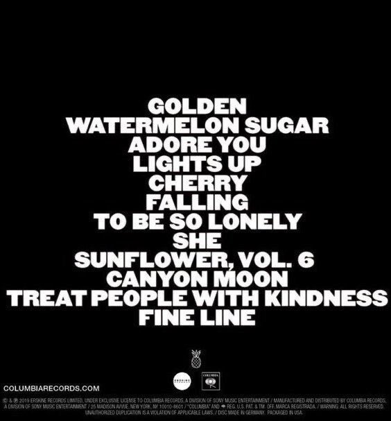 alright which song am I off of #FineLine :)