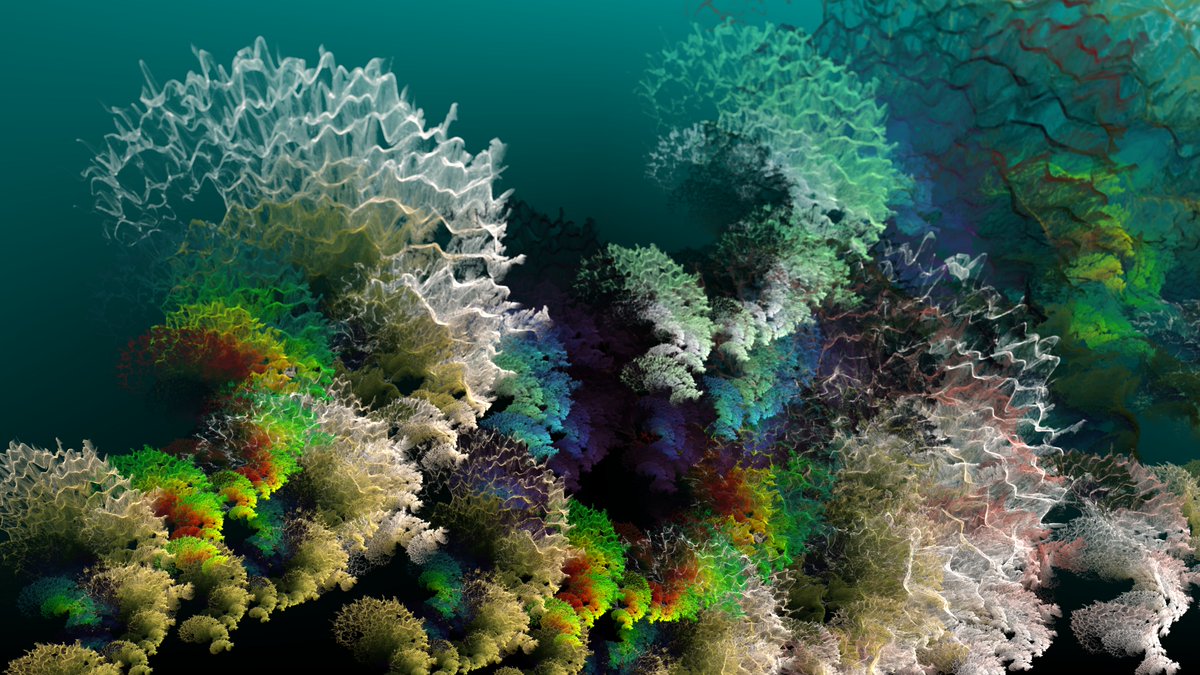 thargor6's tweet photo. "Coral reef" - a flame-fractal made with JWildfire 5.10 (coming soon) https://t.co/rR1khwdUAo