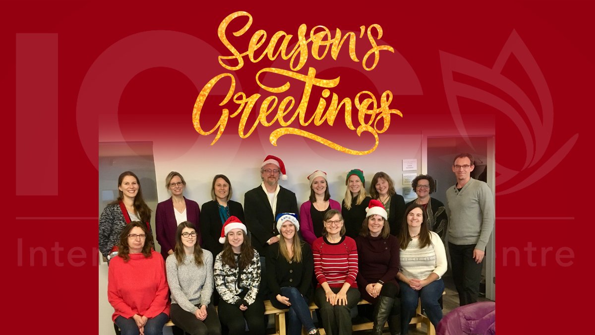 Season’s greetings and best wishes for the New Year! Wishing you health and happiness, from all of us at Interfaith Counselling Centre.