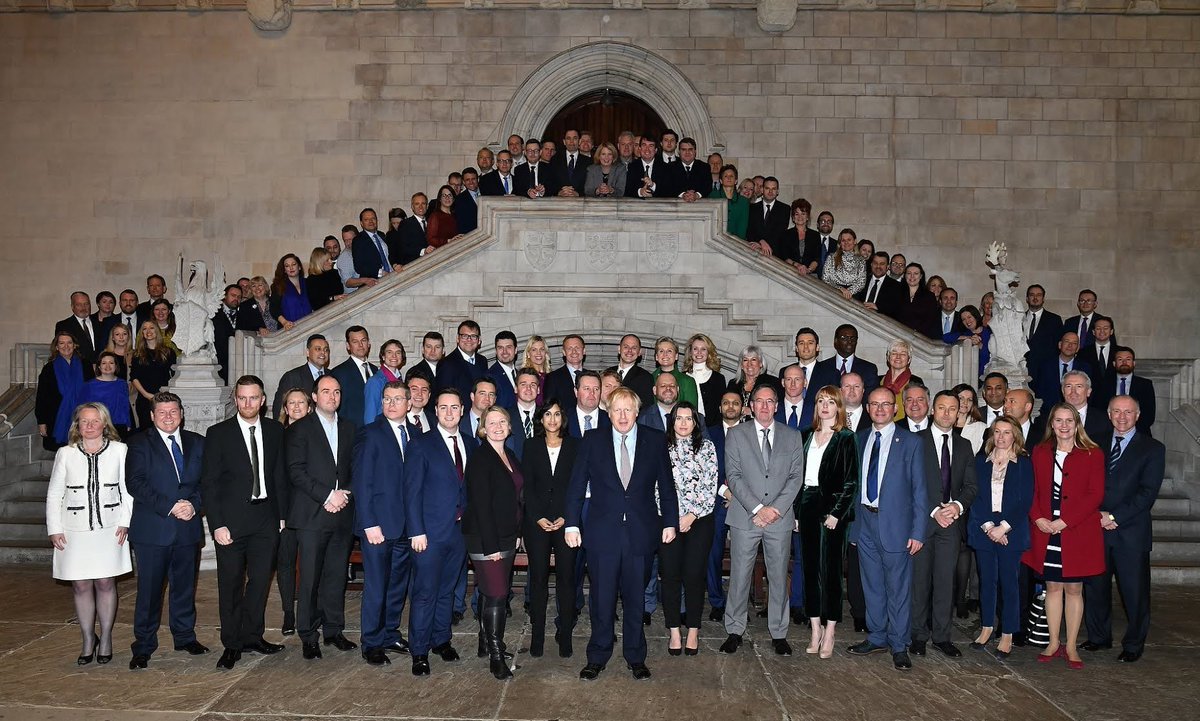 ClaireCoutinho's tweet photo. The 109 strong 2019 @conservatives intake who will be working hard to deliver our One Nation agenda for the whole UK with @BorisJohnson https://t.co/0vGAt3XWQh
