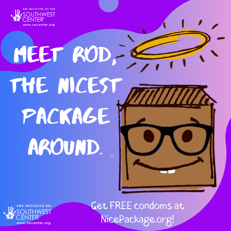 nicepackageaz's tweet photo. Meet Rod, the cutie pie behind the statewide condom distribution program in Arizona! That's right, if you didn't know, you can get FREE condoms sent right to your door. Rod also has information on HIV, STD's, and STI's. Stop by https://t.co/hEx160clM8! https://t.co/SkUCLeSDuz