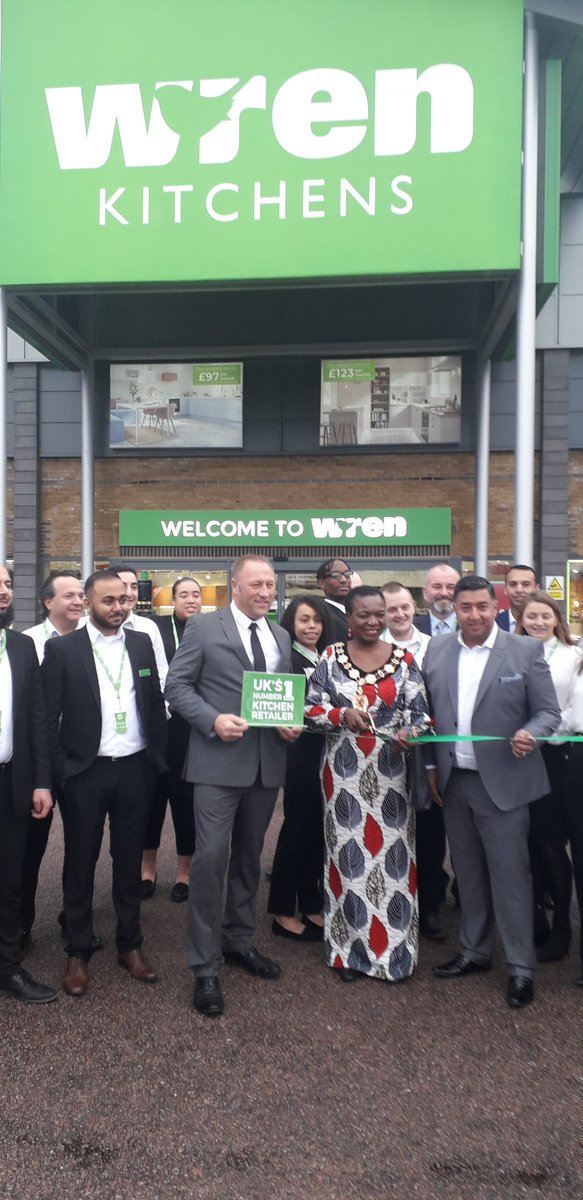 Mayor of Enfield on Twitter "Wren Kitchens SHOWROOM OPENING Enfield