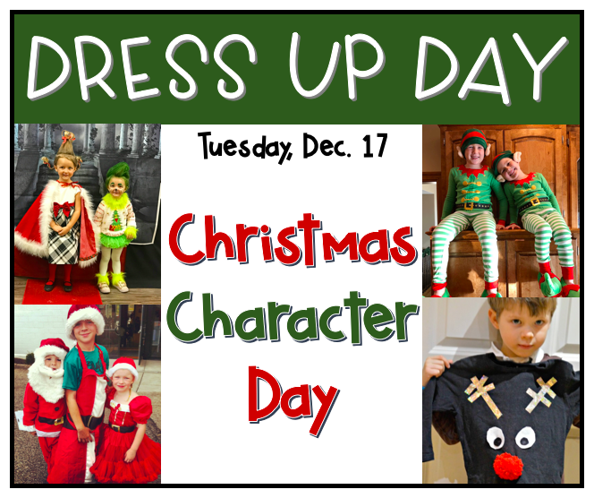 MissReynoldsAC's tweet photo. @LesCouncil is inviting students to dress up like Christmas characters on Tuesday, Dec. 17 🎅🏼 https://t.co/MWD9GlRk59