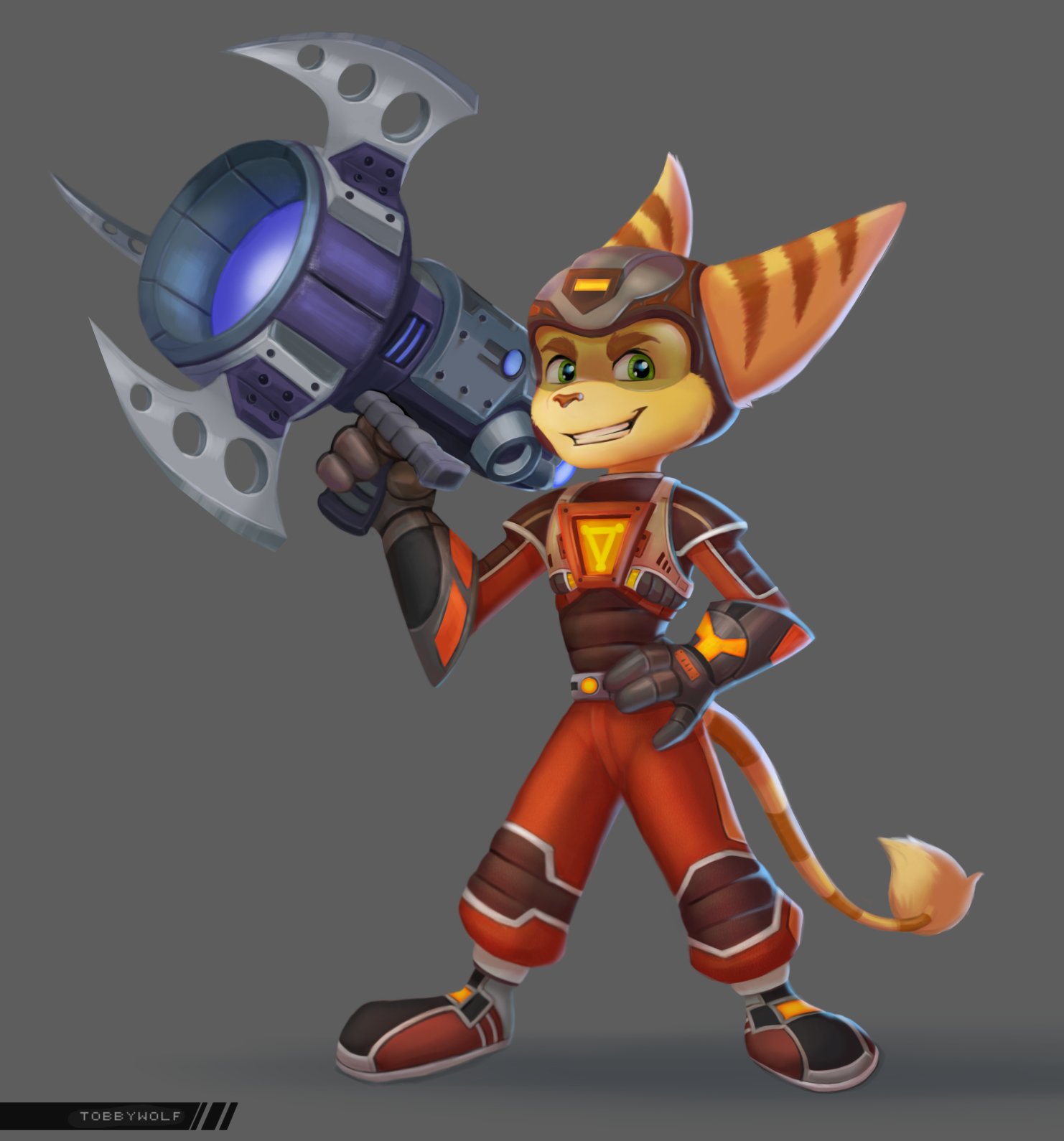 TobbyWolf 🔞 on Twitter: "#RatchetandClank #Ratchet #Lombax Up Your Ar...