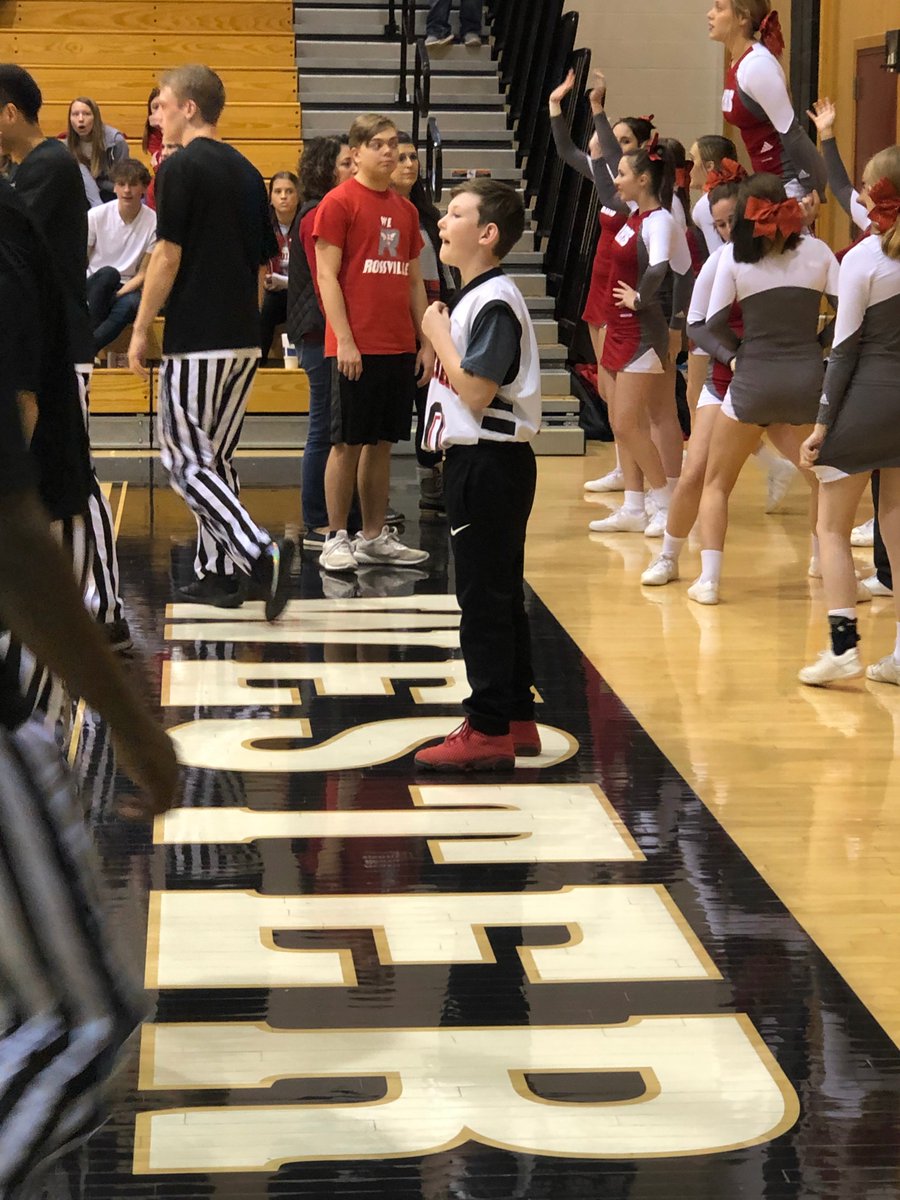 PatrickQuillen1's tweet photo. On Saturday the NBA (Never Been Absent) Club attended the Boys varsity basketball game. There were over 100 students in the club this semester! https://t.co/79y0hj2Ruw