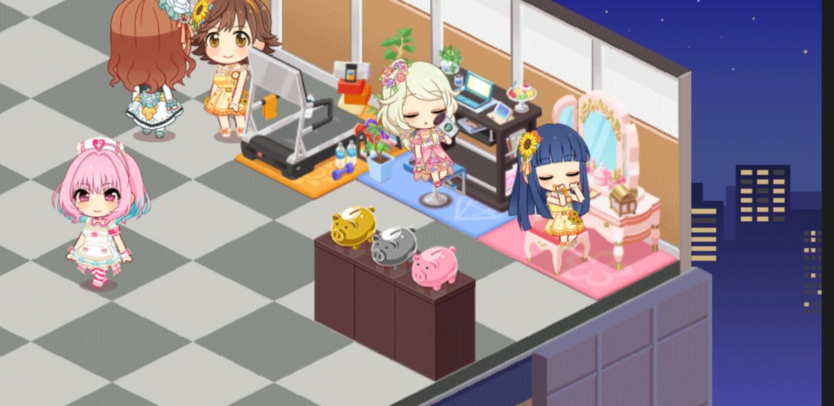 コランダ En Twitter デレステのルームアイテムでliveに関係する効果の物 画像1枚目 は収納しても効果を発揮するようになったけど あまり知られていない気がする