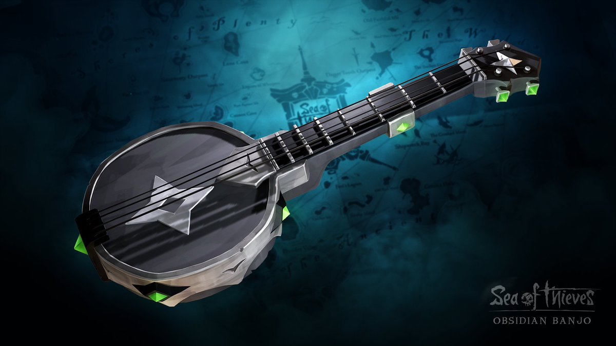 DBHGaming's tweet image. Hoping to add the @SeaOfThieves Obsidian Banjo to your set? Check back this time tomorrow and we'll tell you how you can get your hands on it!