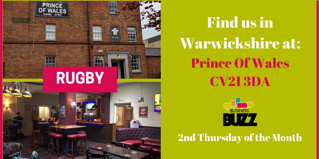 Get out from behind your computer &amp; meets some amazing REAL people at #RugbyBuzz this coming Thursday, 12th Dec 2019 at Prince Of Wales #warwickshire #Rugby #Davenrty #Lutterworth REAL meeting are wanting to #CONNECT &amp; #network with YOU! #Northampton #Leicestershire #Nuneaton