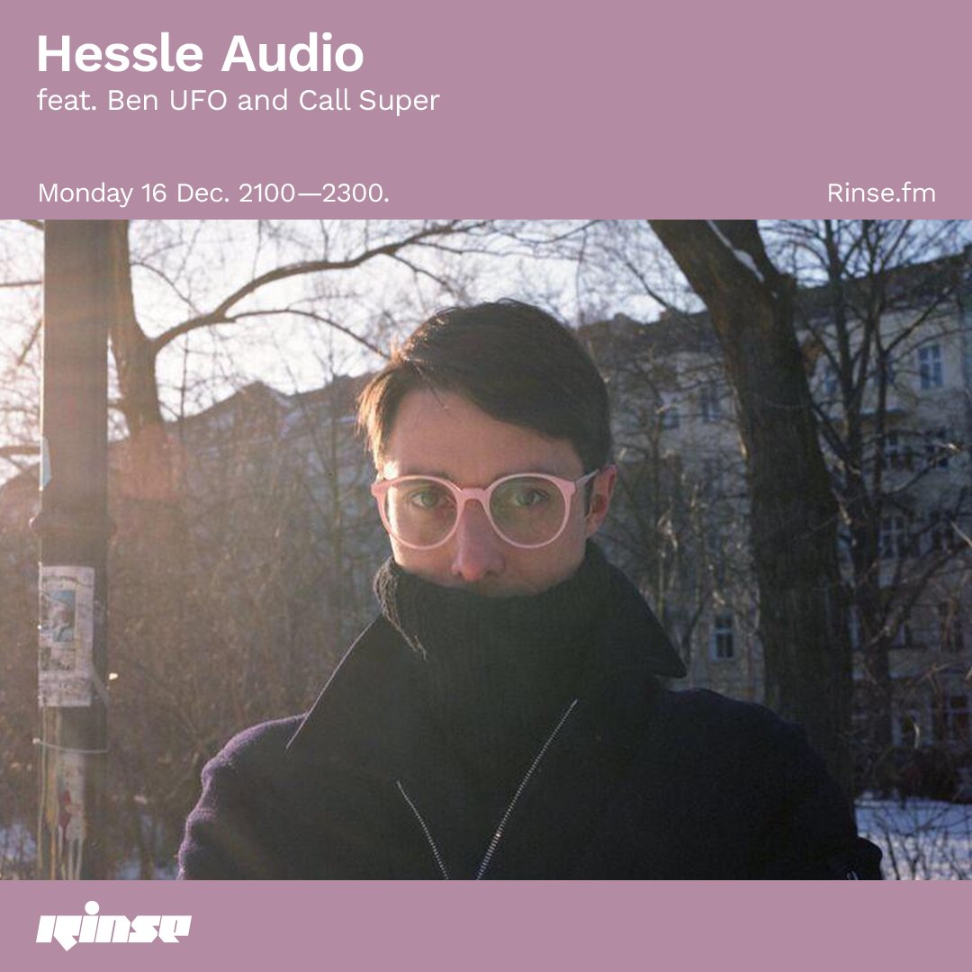 RinseFM's tweet photo. Up next at 9PM it's @hessleaudio feat. @BenUFO and #CallSuper on https://t.co/Q0ed1ktSEG &amp; 106.8FM

#RinseFM https://t.co/tBw3fLN3RF