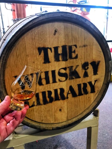 WardmanWines's tweet photo. What happens when passionate whiskey lovers unite? The inaugural release of The Whiskey Library Rye Whiskey, dropping on Dec 17 right here! A custom mash bill, bottled at cask strength. #whiskey #dc #drinklocal #livedc #oneeightdistilling @WhiskeyLibrary1 https://t.co/tMQeZqFFxl
